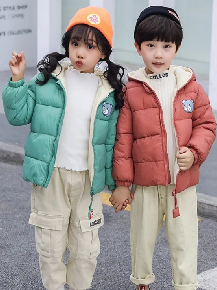 Новинка 2019 года Модное детское зимнее пальто для маленьких мальчиков и девочек