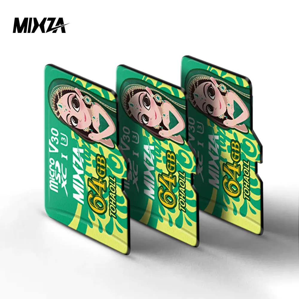 Оригинальный MIXZA богиня слот для карт памяти 256 ГБ 128 Гб 64 U3 80 МБ/с. 32 sd карта Class10 UHS 1