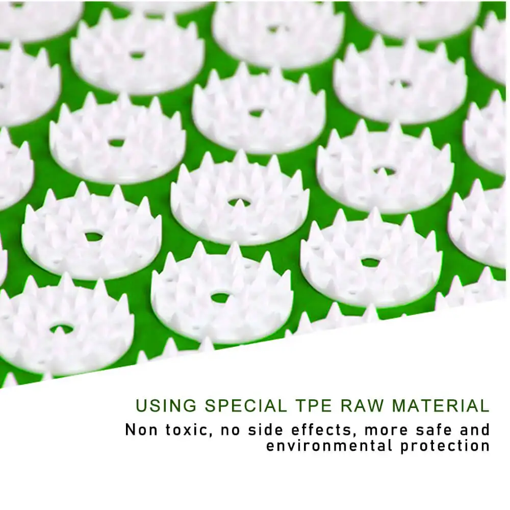 Лучший Lotus Спайк иглоукалывание Тип шиацу массажер коврик подушка для занятий