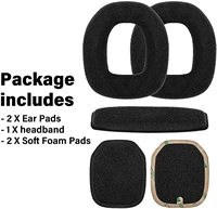 a50 ear pads headband compatible with astro a50 a50 gen 3 gen 4 gaming headset i replacement ear cushions i velour not suitable