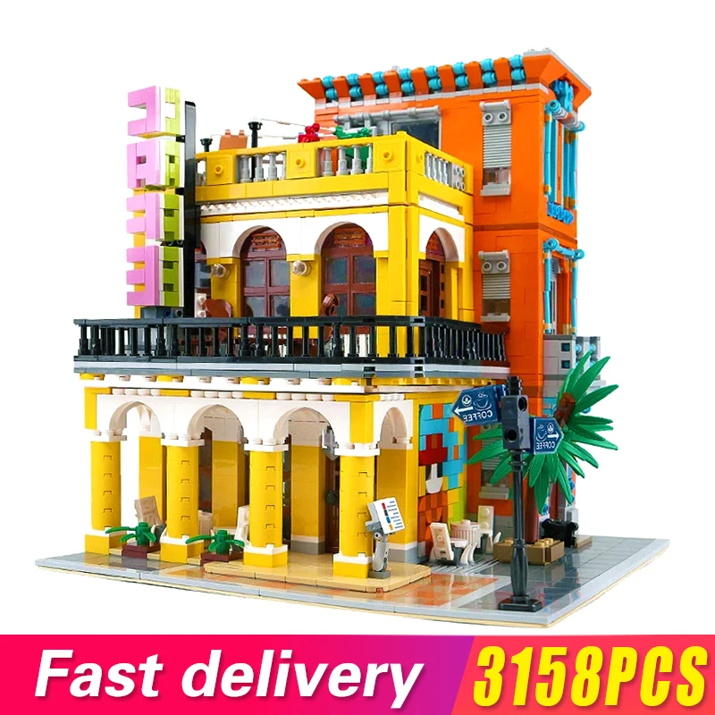 

Мотивационный город МОС, уличная серия, велосипед, магазин, модель велосипеда, магазин, модель, конструктор, модель «сделай сам», развивающи...