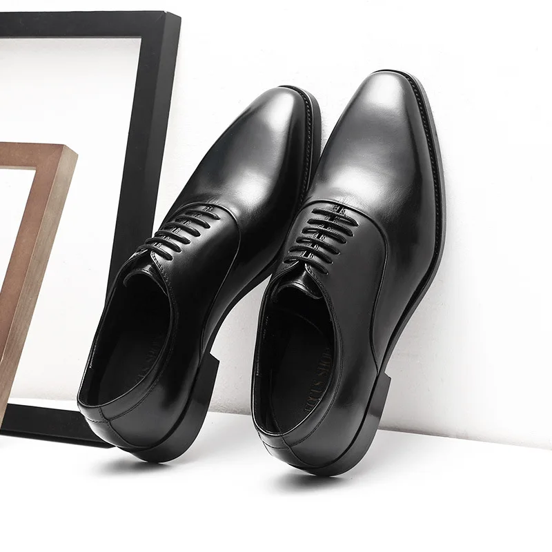 Британские мужские туфли из натуральной кожи деловые классические ручной работы