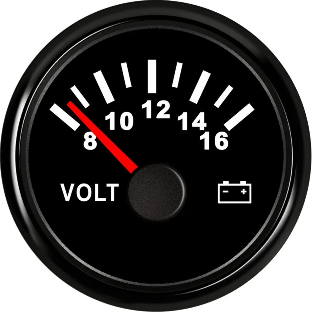Комплект морских вольтметров 1 8-16 В 52 мм водонепроницаемые вольтметры измерители