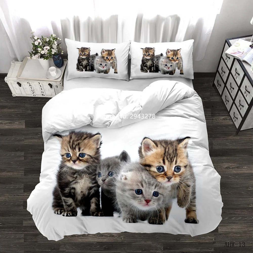 

Fashionable Unicorn Cat and Horse Pattern 3D Bedding Printed Home Textile Quilt Covers and Pillowcases Quilt Bedroom Decor