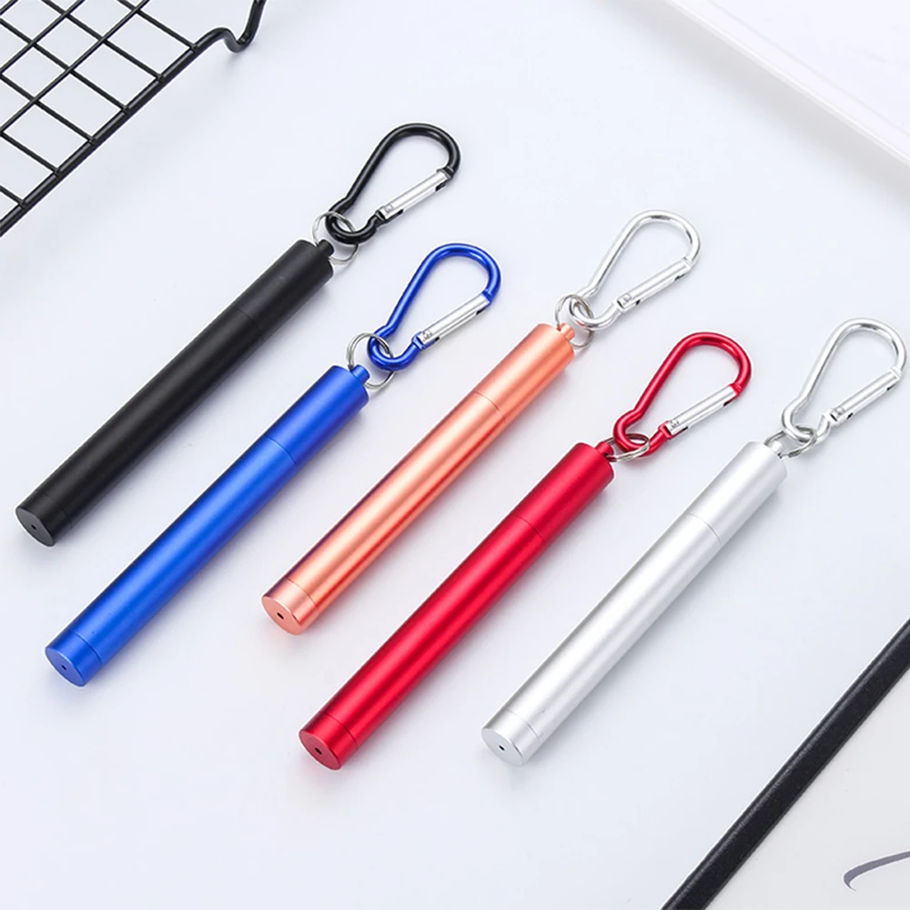 Портативный Нержавеющая сталь телескопическая соломинкой Для путешествий