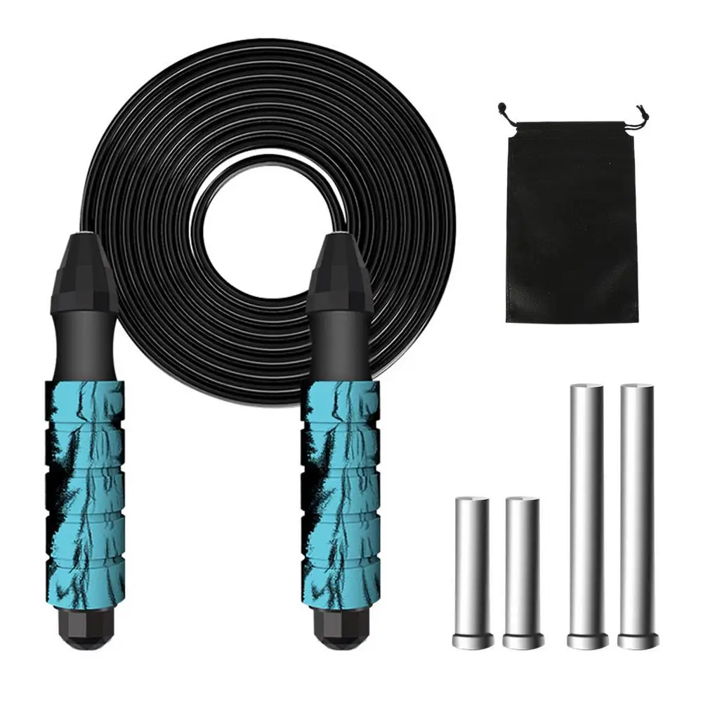 

Adjustable Weight-bearing Double-bearing Skipping Rope Wire Weight-bearing Skipping Rope Student Training Fitness Equipment