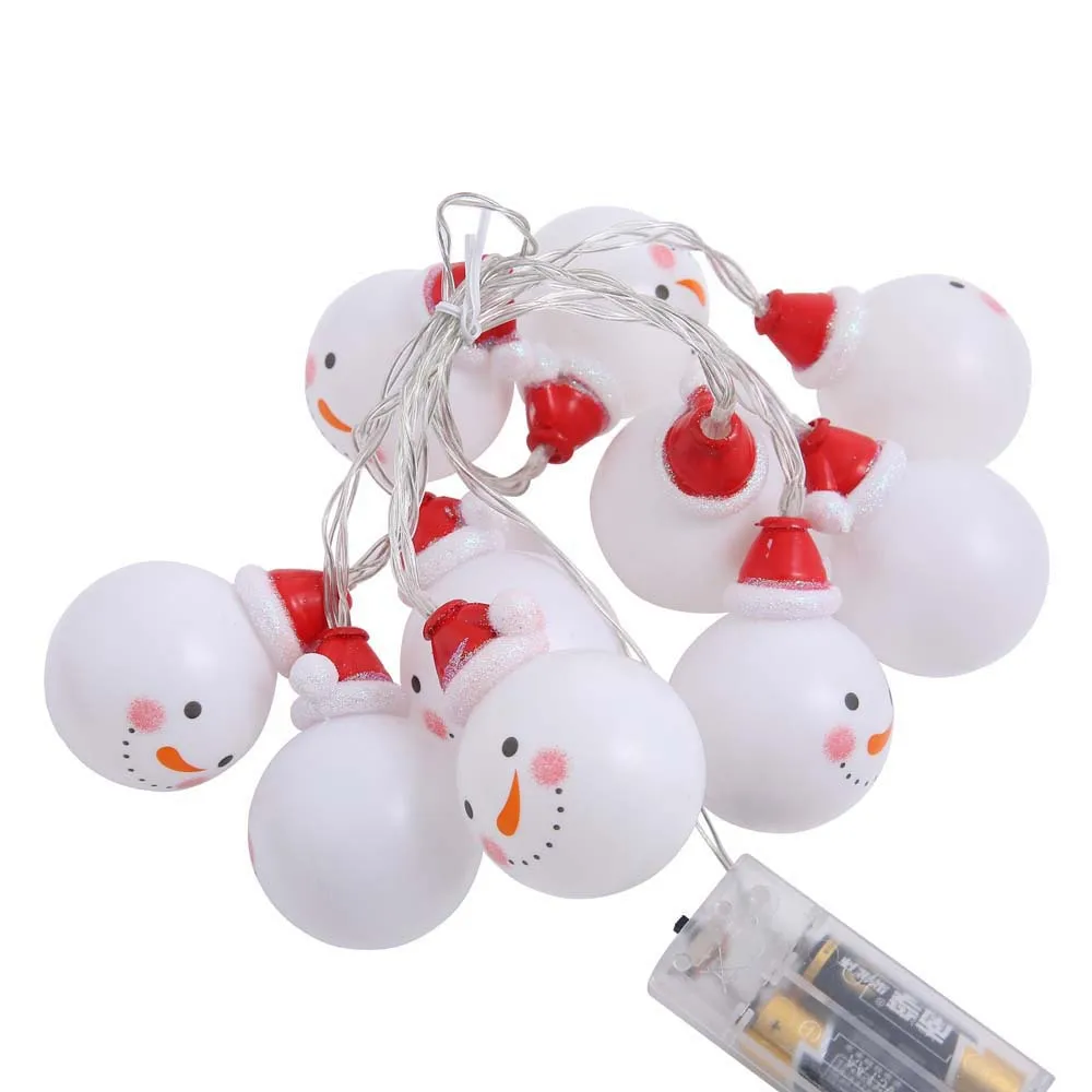 

1.5m 10LED Snowman Christmas Tree LED Garland String Light Christmas Decoration For Home Christmas Ornament New Year
