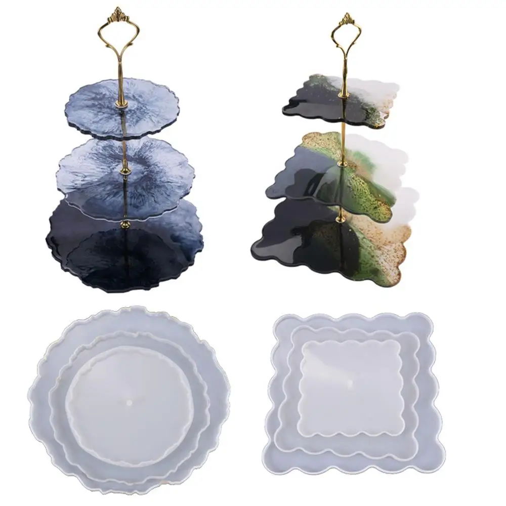 Форма для фруктов ручной работы форма подноса квадратные Кристальные бусины