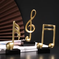 nordic minimalist decor music modern office desk resin crafts figurines small gold ozdoby do pokoju household products bl50bj
