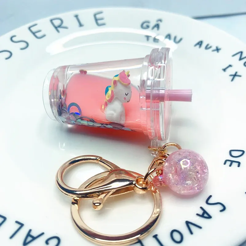 Брелок для напитков миниатюрный брелок из кокосового молока чая акрила с