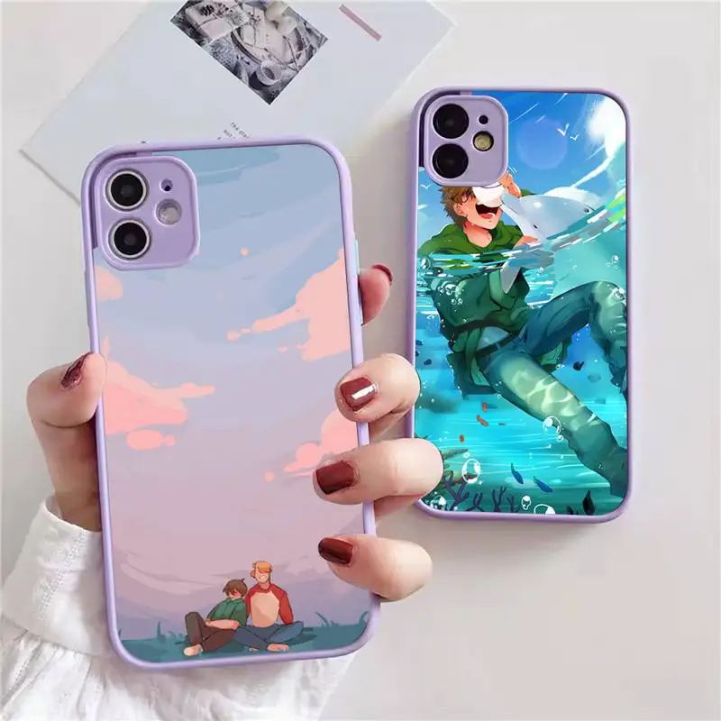 

Dream Smp Phone Case For iphone 13 12 11 xr xs x 7 8 pro max light purple Soft TPU Silicone Clear Case Cover