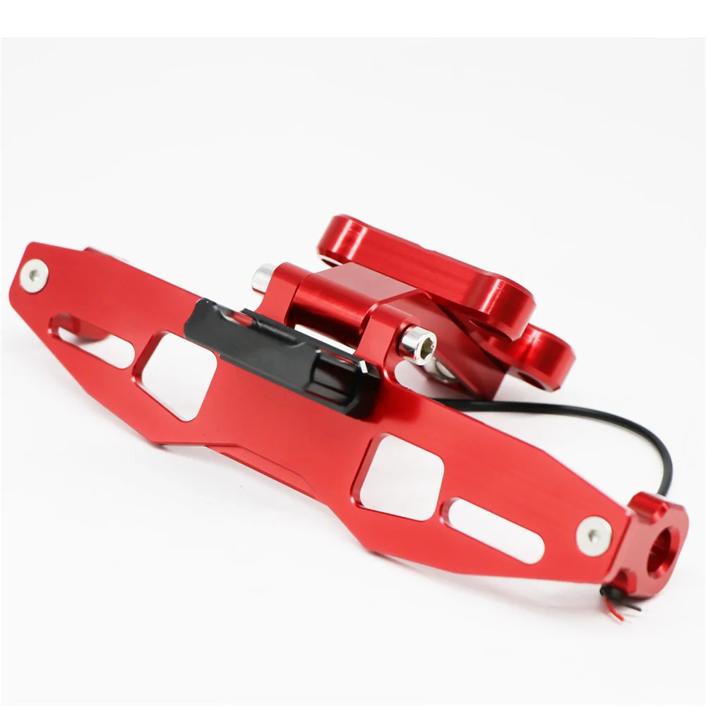 

Motorcycle License Plate Bracket Holder Mount LED Light for Yamaha TFX150 Z125