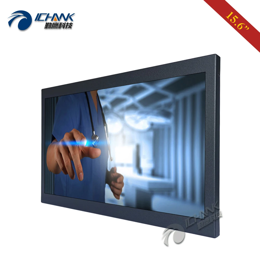 ZB156TC-252D/15.6" inch Widescreen 1920x1080p HDMI Built-in Speaker Driver Free Capacitive Touch LCD Screen PC Monitor Display - купить