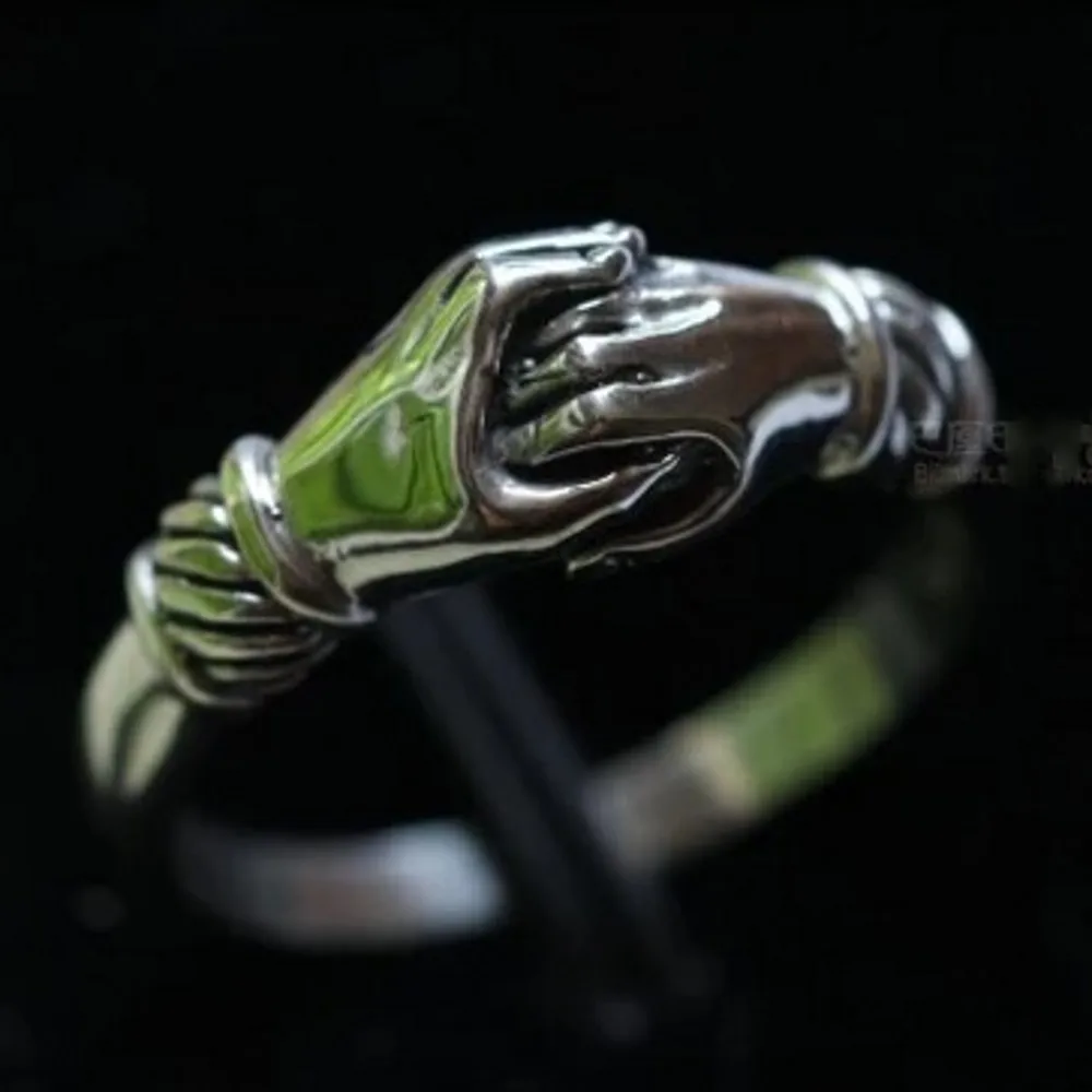 925 silver personality male and female lovers of the ring index finger the tail ring pinky ring