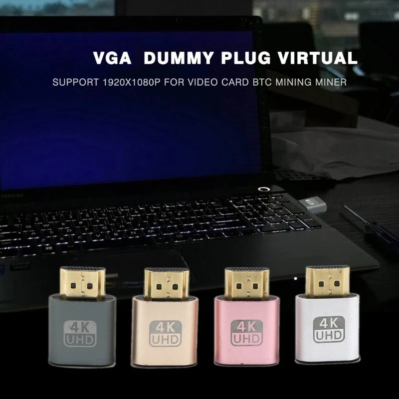 

Виртуальный дисплей Hdmi-совместимая видеокарта Cheater Hdmi-камера для кемпинга манекен загрузка Edid дисплей Cheater 1920X1080P