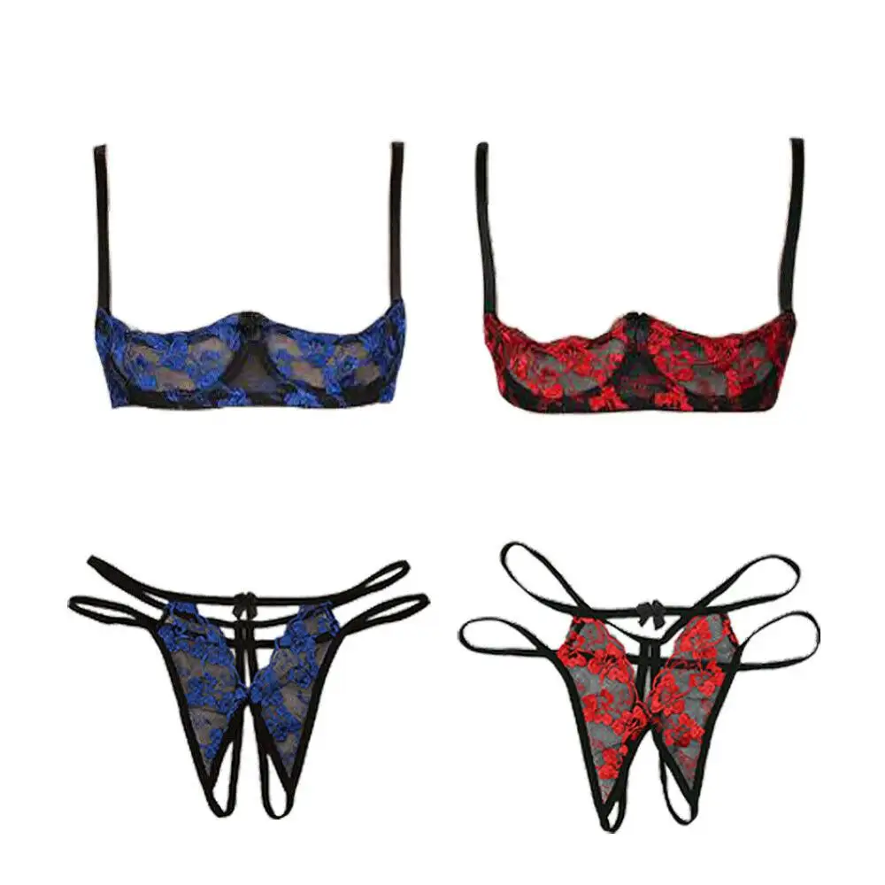 

1 комплект, Женская пижама, сексуальное нижнее белье, стринги + бюстгальтер, кружевные прозрачные трусики, Babydoll, сексуальный костюм, нижнее б...