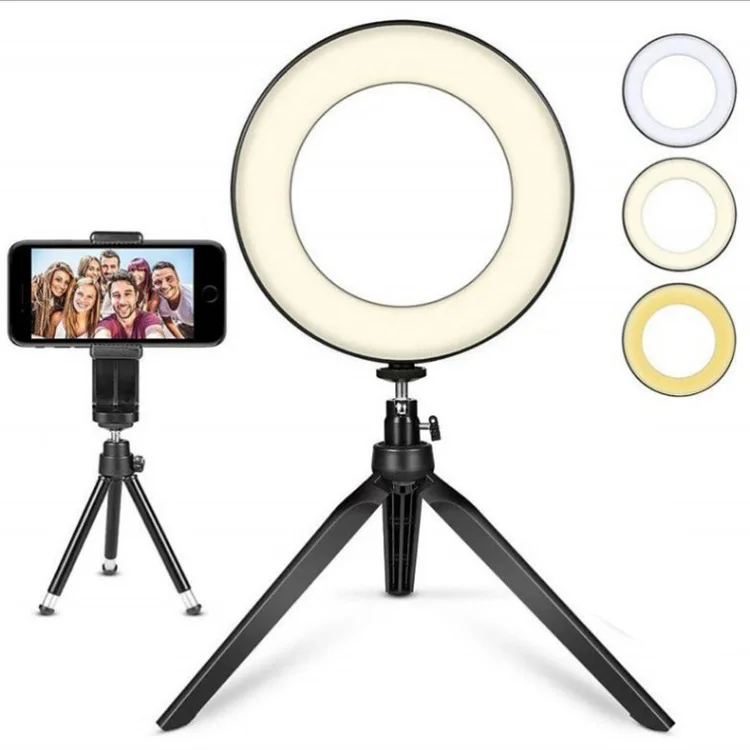 

New products popular LED ring live light supplement light video shooting self timer flash gift