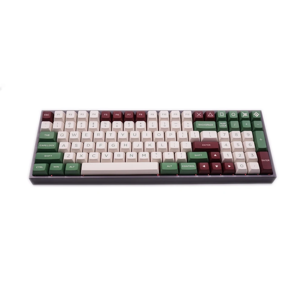 

Двусторонняя игровая клавиатура MP Midnight blue & DOLCH 166 клавиш OSA PBT, колпачки для ключей Cherry MX, Проводная Механическая игровая клавиатура USB