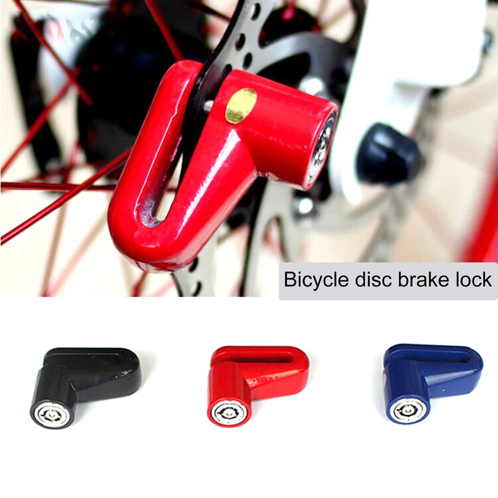 

1PC Anti Theft Disk Disc Brake Rotor Lock for Scooter Bike Safety Lock for Outdoor Bicycle Cycling Equipment Accessories