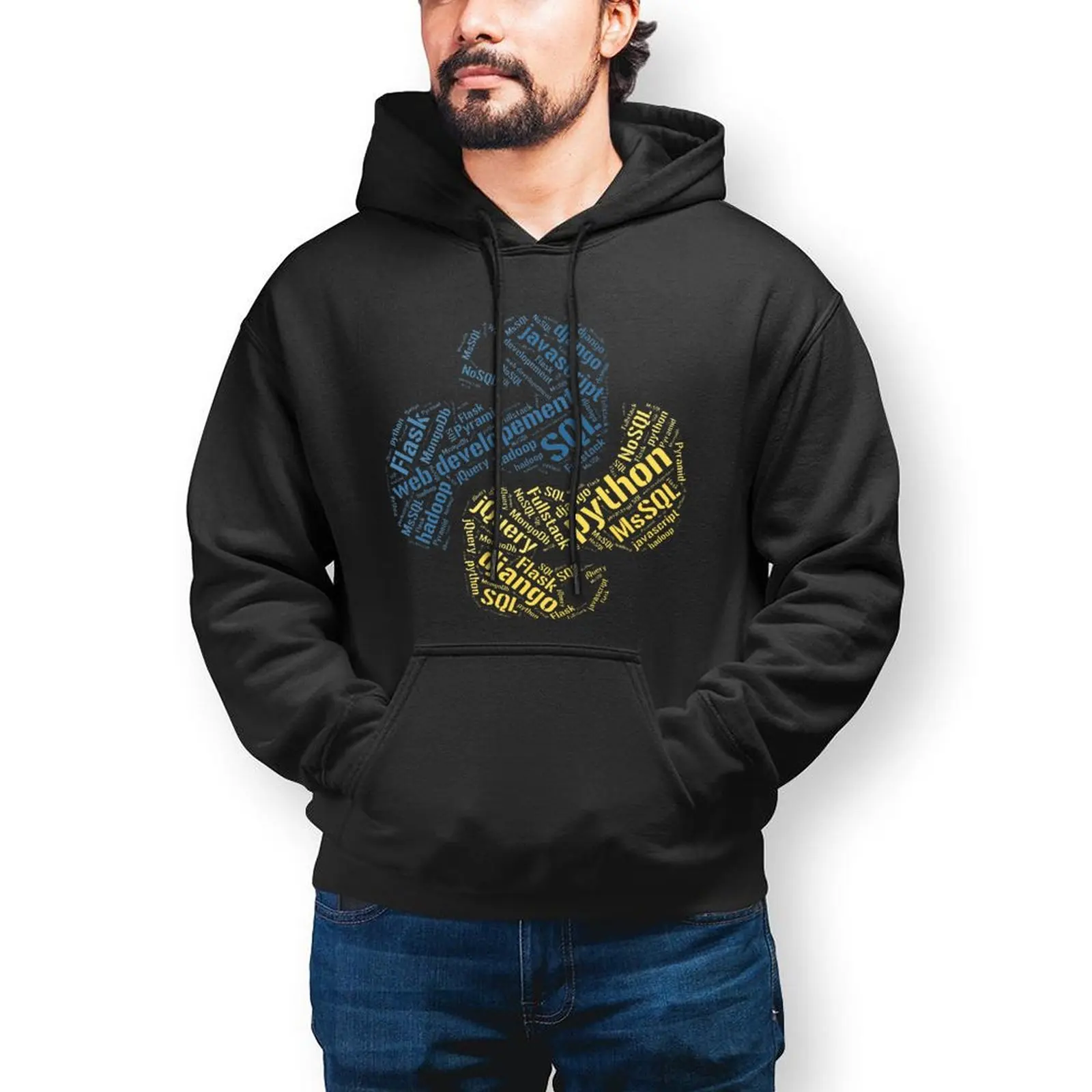 

Программатор питона, толстовка с капюшоном, программируемая уличная одежда, теплые толстовки, классная Длинная женская одежда