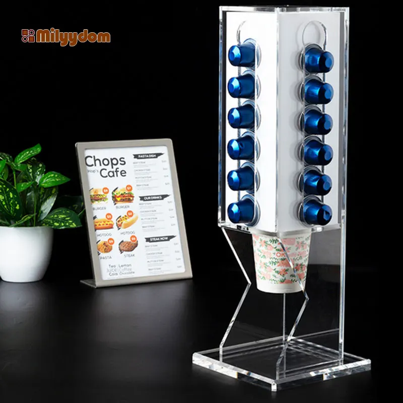 

Coffee Capsule Storage Holder Home Appliance Food Display Rack Kitchen Desk Accessories Kawaii Decoration Sliding Shelf For Home