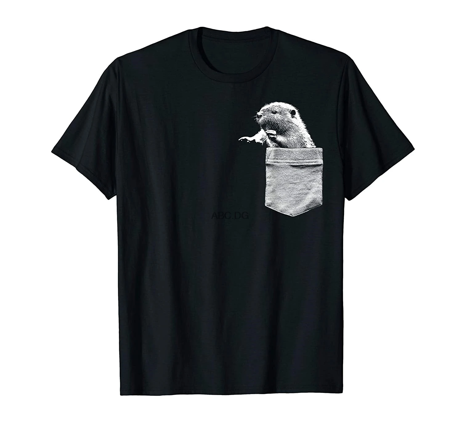 

Beaver In Pocket T-shirt Classic Vintage Pocket T-Shirt(1)