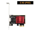 Сетевая карта PXEPCIe, 2,5 Гбитс, 10100 Мбитс, с сетевой картой RTL8125b RJ45 Ethernet, адаптер PCI-E без диска