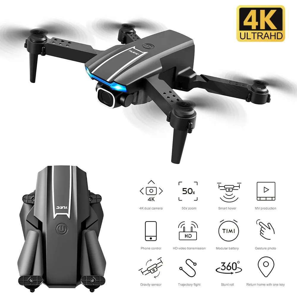 

4k Camera RC Quadcopter with Function Trajectory Flight Gesture Control One Button Takeoff Landing Foldable Flying Drone