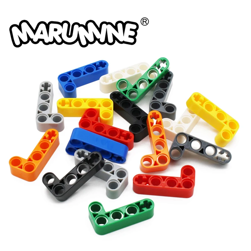 20 шт. детали для конструктора Marumine Liftarm 2x4 толстые отверстия безлучевая модель