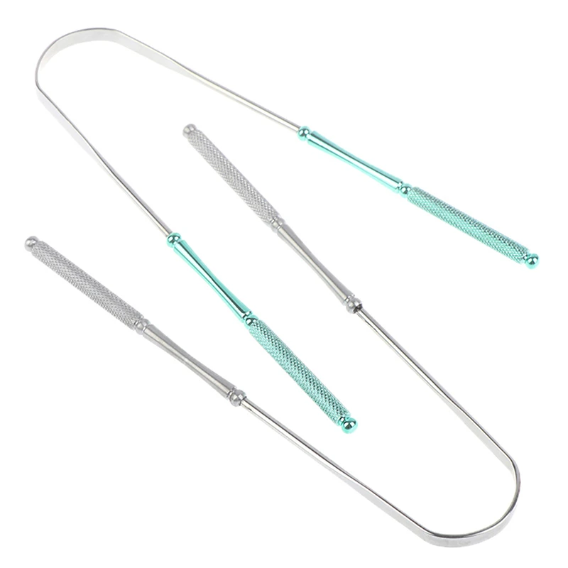 Скребок для языка из нержавеющей стали щетка чистки рта свежая очистка дыхания