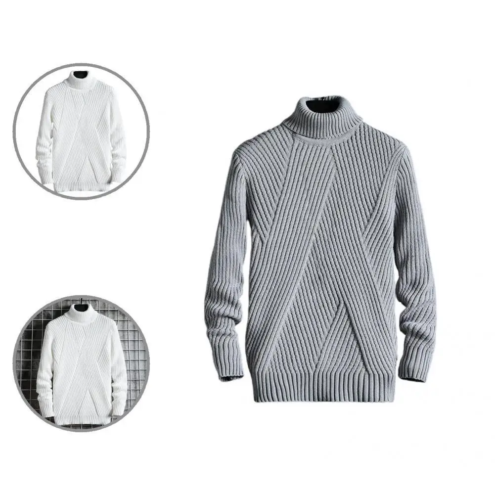 

Однотонный симпатичный мужской свитер с длинным рукавом, Базовая рубашка из акрилового волокна, не скатывается, для повседневной носки