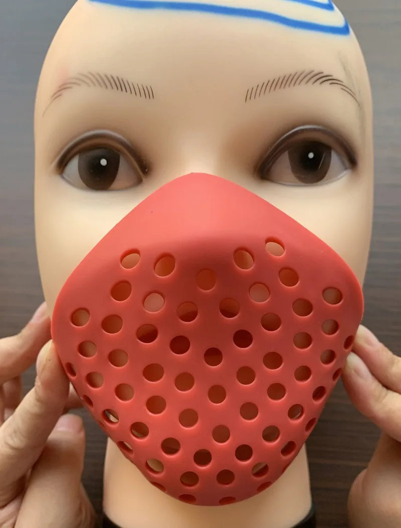 Высококачественная маска для лица полумаска мягкая Нетоксичная резиновая