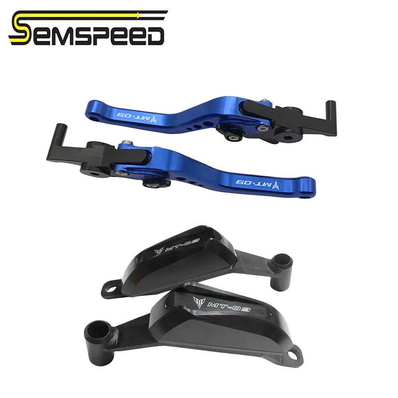 SEMSPEED мотоцикл MT 09 короткие рычаги защита двигателя слайдер для YAMAHA MT09 TRACER 2014 2020
