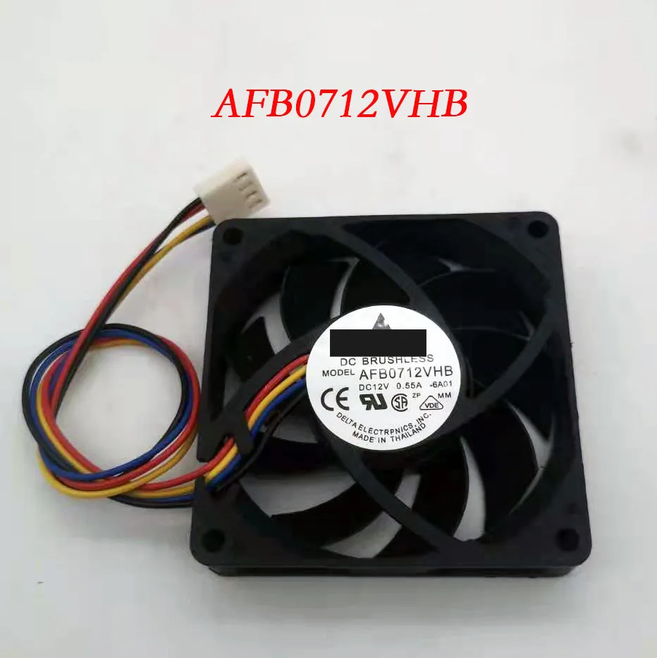 

For DELTA AFB0712VHB 6A01 DC12V 0.55A 70x70x15mm Server Cooling Fan