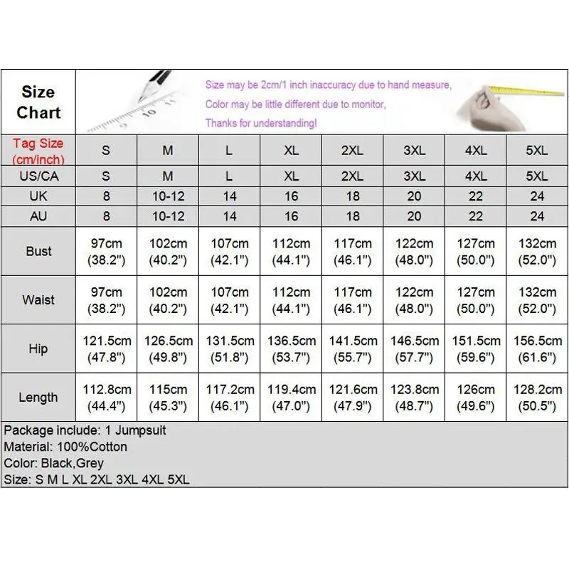 Женские комбинезоны с широкими штанинами VONDA повседневные свободные хлопковые