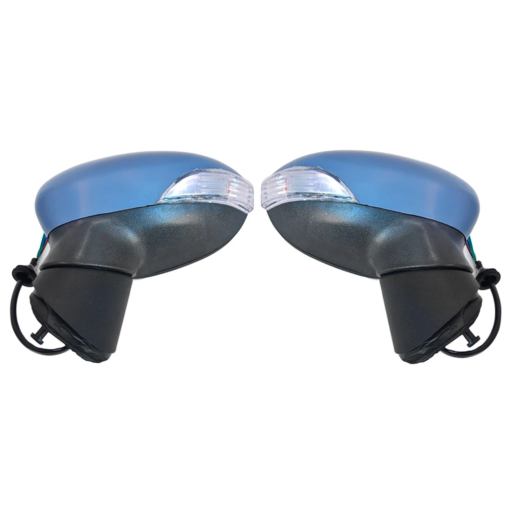 

Electric Door Wing Side Mirror Blind Spot Impact Resistant Steering Mirror Shell Drivers for Ford Fiesta MK7