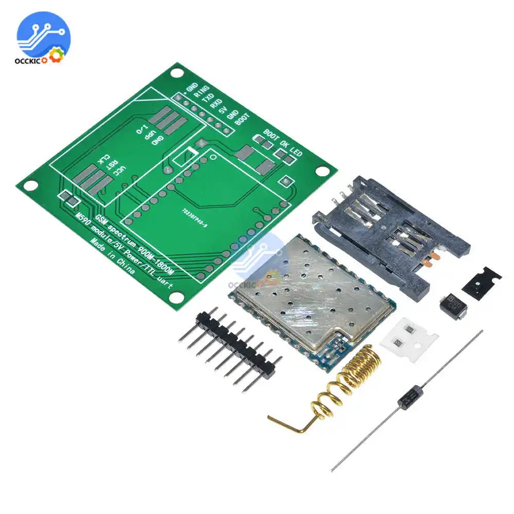 M590E GSM GPRS модуль 900m 1800m sms сообщение Diy наборы M590 ЦП MCU тест|test|testing cputest kit |