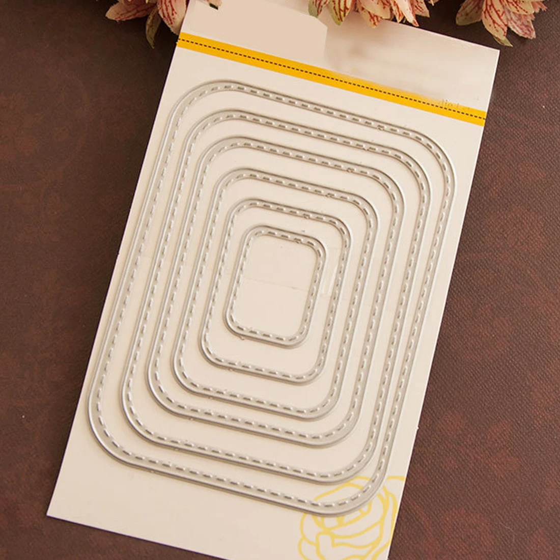 

Rectangular Frame Scrapbook Paper Model Card Album Punch Embossing Mould Art Knife Metal Cutting Mould