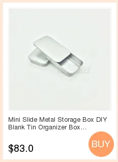 Пустой DIY Нержавеющая сталь металлический Бизнес название отделением для кредитных карт карман чехол Коробка с держателем 100 шт
