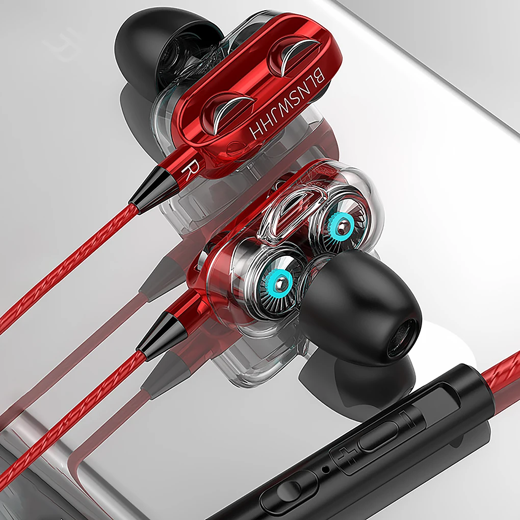 

Wired Earphone Headphone Music Listening Video Watching Headset Black