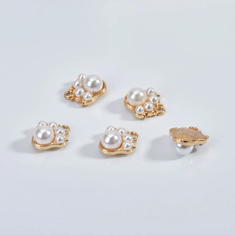 Серьги-подвески ручной работы с имитацией жемчуга | Украшения и аксессуары