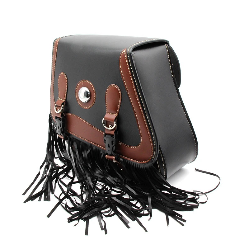 Мотоциклетная седельная сумка из искусственной кожи мотоциклетная боковая для