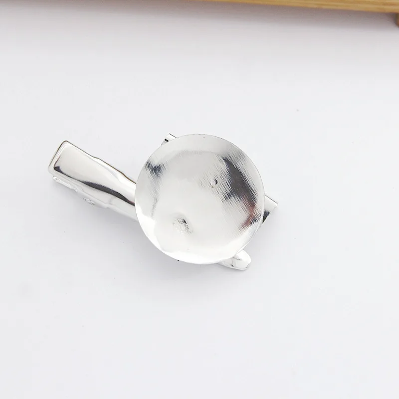 Высококачественная круглая филигранная брошь с покрытием основа для кабошона