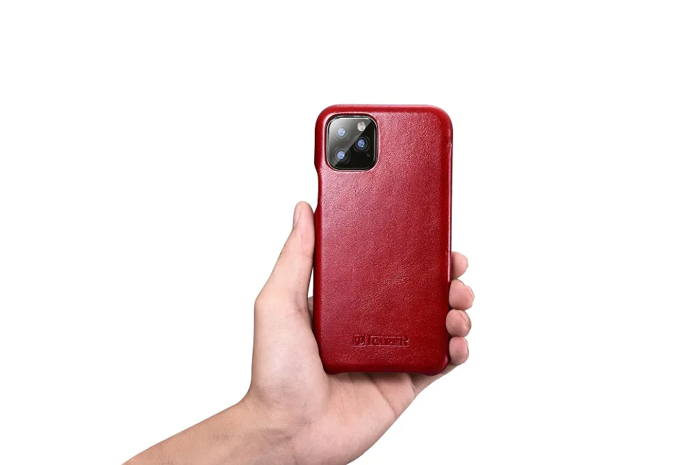 ICARER флип-чехол для iPhone 11Pro Max из натуральной кожи бизнес-книга Защитная крышка для Apple iPhone 11 бренд