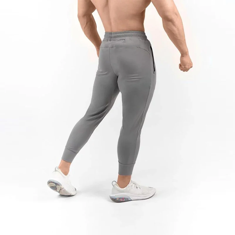 Men's Pants Fitness Skinny Trousers Spring Elastic Bodybuilding Pant Workout Track Bottom Pants Men Joggers Sweatpants mens running pants