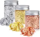 1 бутылка декоративный лист из золотой фольги хлопья 1-3g красочные конфетти Сделай Сам искусство для ногтей Живопись материал декор фольга бумага вечерние принадлежности