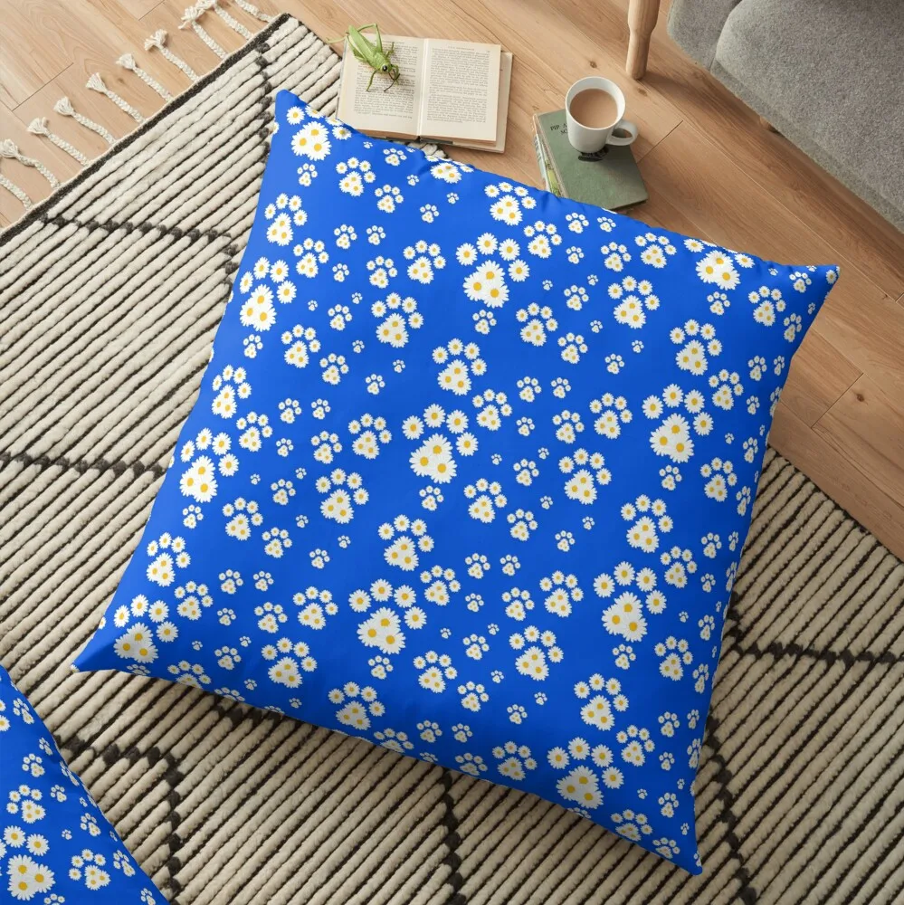 

Обувь с принтом «кошачий коготь» с цветочным узором и рисунком маргаритки печатная декоративная подушка для дивана наволочка подушки для у...