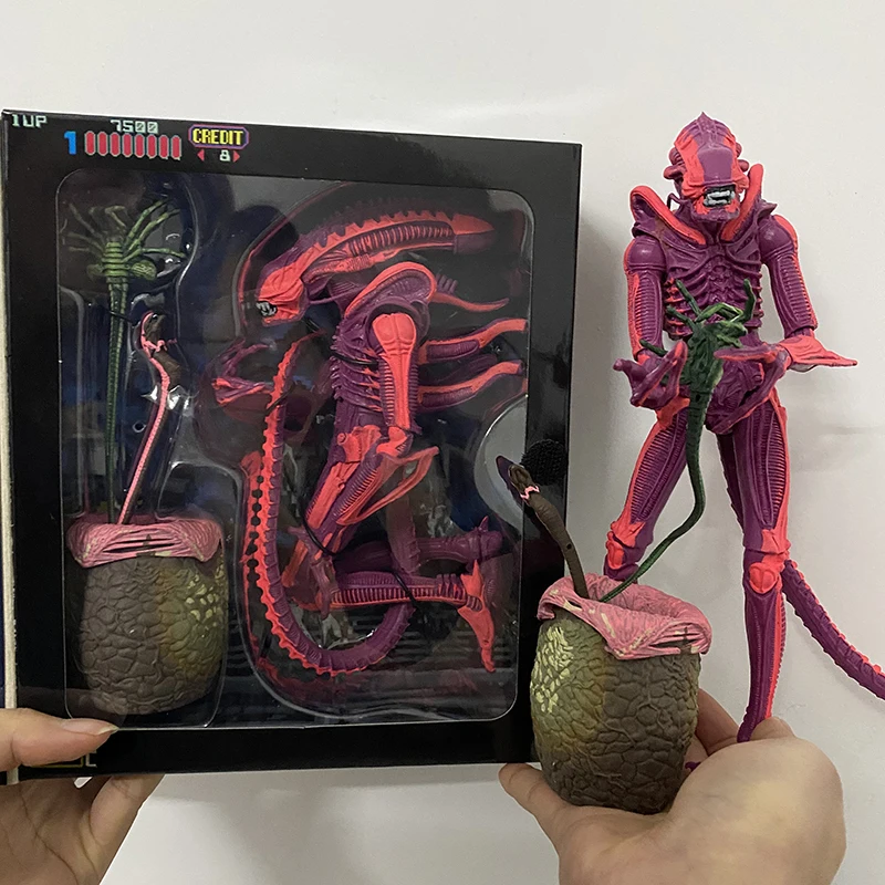 

NECA Alien Figure Egg Facehugger Xenomorph Aliens Predator Action Figures Collectible Model Toy Set