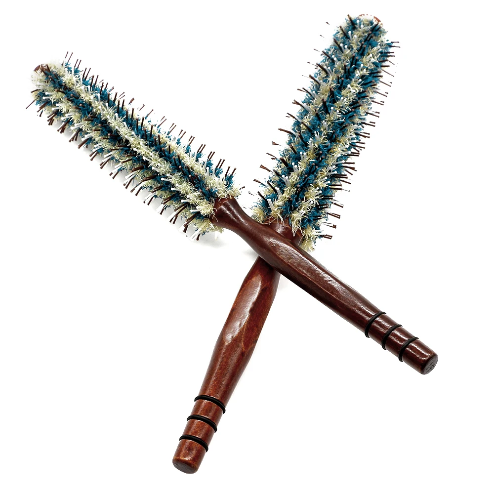 Нейлоновая круглая щетка для волос Женская кудрявая ухода за волосами