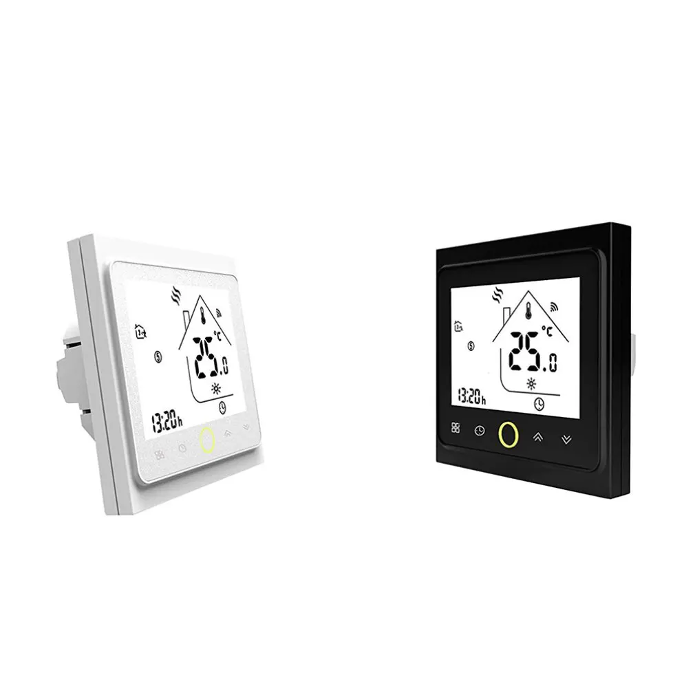 

WiFi 3A Programmable Thermostat For Individual heating of Gas / Water boilers Works with Alexa / Google Home Dry contact